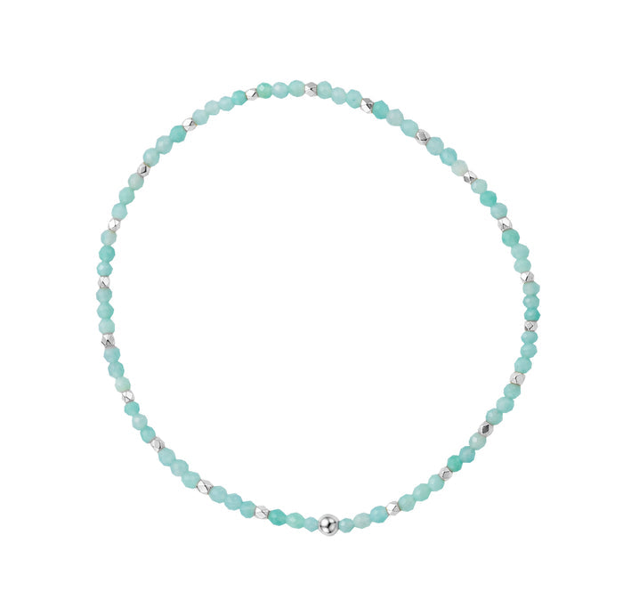 Silver Amazonite Bracelet