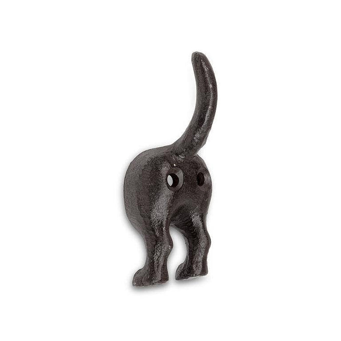 Sm Dog Tail Leash Hook-Brn-4"H