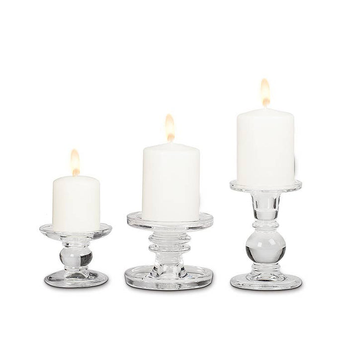 Sm Reversible Candle Holder-3.5"L