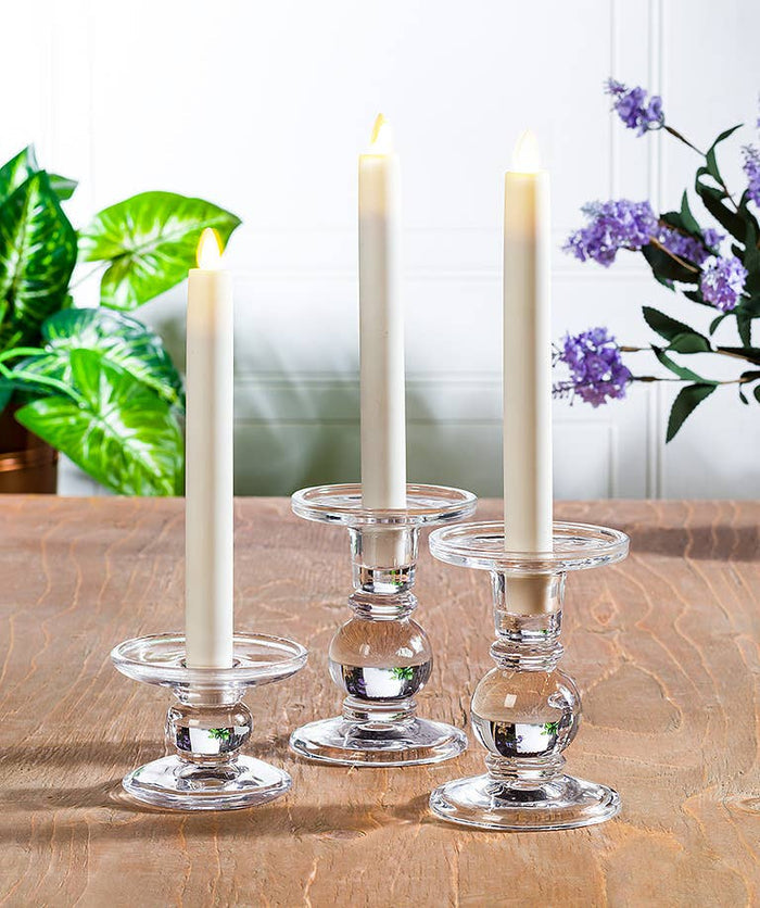 Sm Reversible Candle Holder-3.5"L