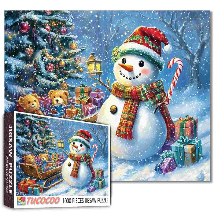 Snowman’s Gift Parade Jigsaw Puzzle