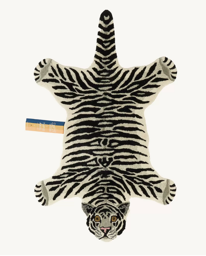 Snowy White Tiger Rug