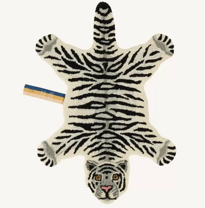 Snowy White Tiger Rug