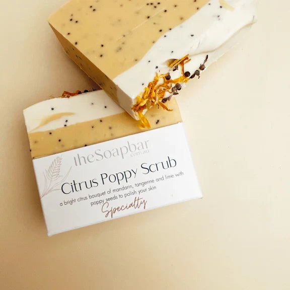 Soap Bar - Citrus Poppy Scrub