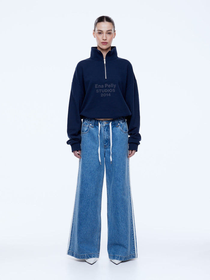 Sophie Wide Leg Jean - Light Indigo