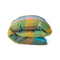 Sorbet Tartan Linen Quilt Cover