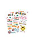 Sorority Sticker Sheet