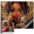 Soulful Studio Girl Jigsaw Puzzle