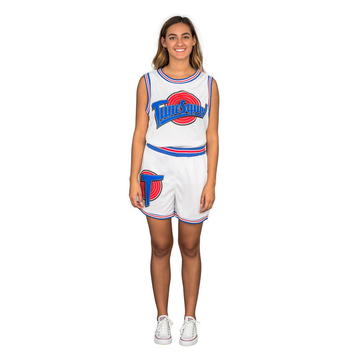 Space Jam Tune Squad White Basketball Shorts