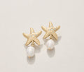 Spartina - Earrings - Starfish Pearl - White Opal - Findlay Rowe Designs
