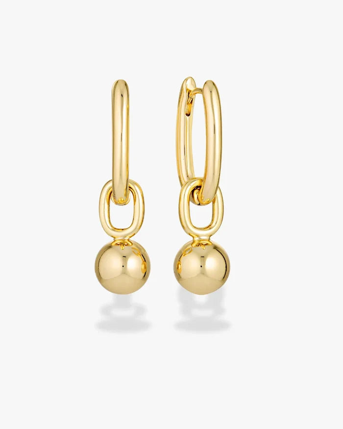 Sphere Hop Earring - Gold
