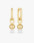 Sphere Hop Earring - Gold