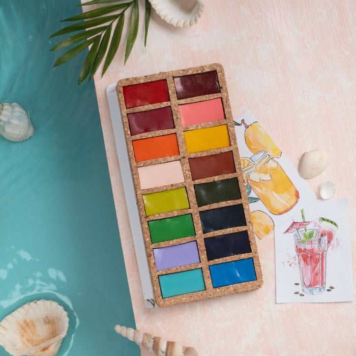 Spring Pans Set Watercolor Set