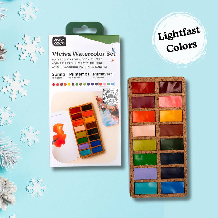 Spring Pans Set Watercolor Set