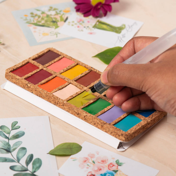Spring Pans Set Watercolor Set