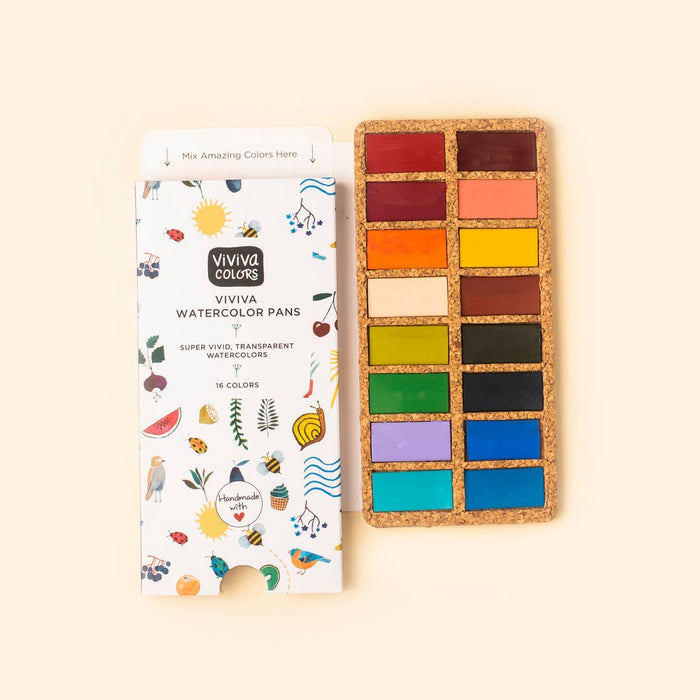 Spring Pans Set Watercolor Set