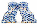 Staffordshire small dog- azure waves