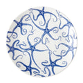 Starfish Blue Coupe Dinner Plate • Coastal Compass Home Decor