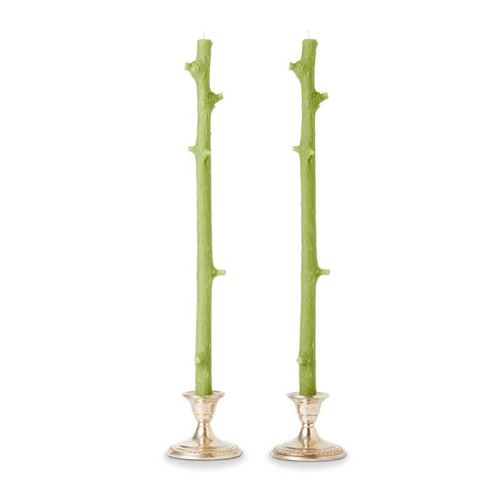 Stick Candles Hemlock / Pair: White Chocolate