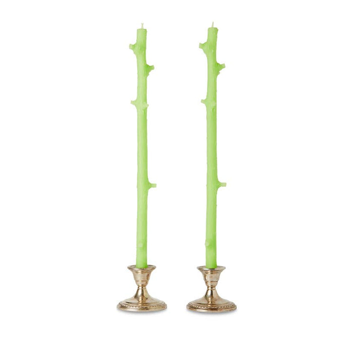 Stick Candles Hemlock / Pair: White Chocolate