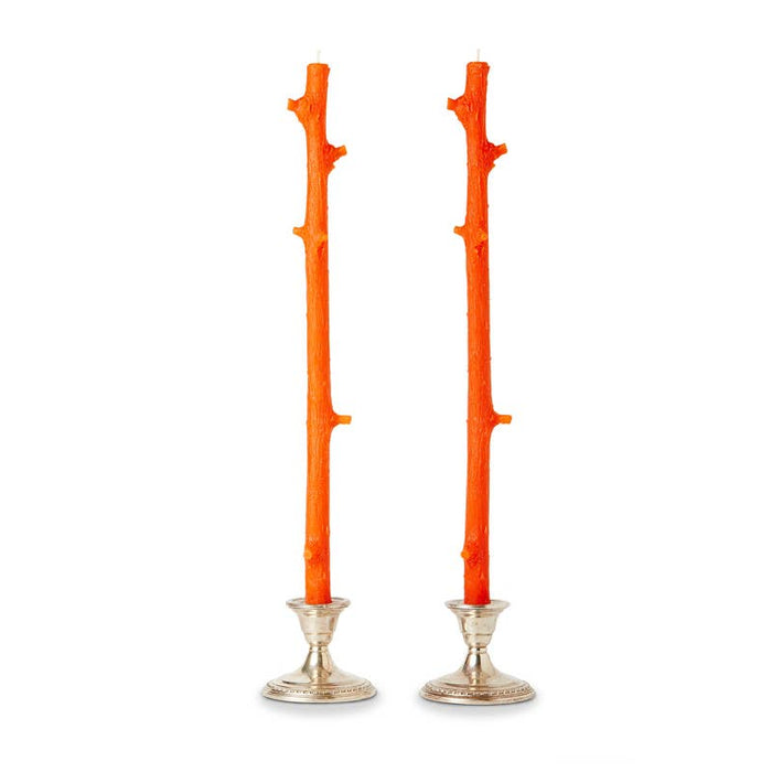 Stick Candles Hemlock / Pair: White Chocolate