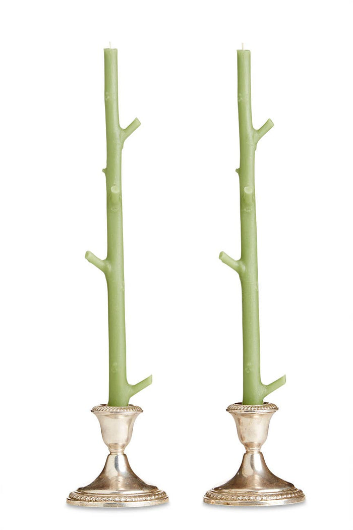 Stick Candles Maple / Pair: White Chocolate