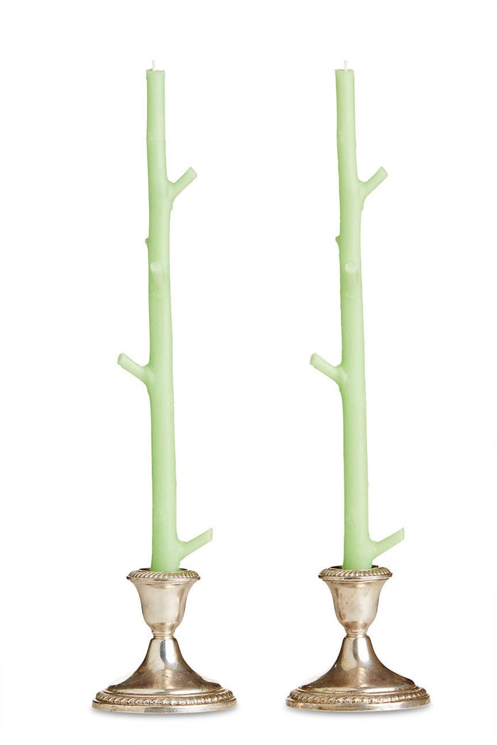 Stick Candles Maple / Pair: White Chocolate