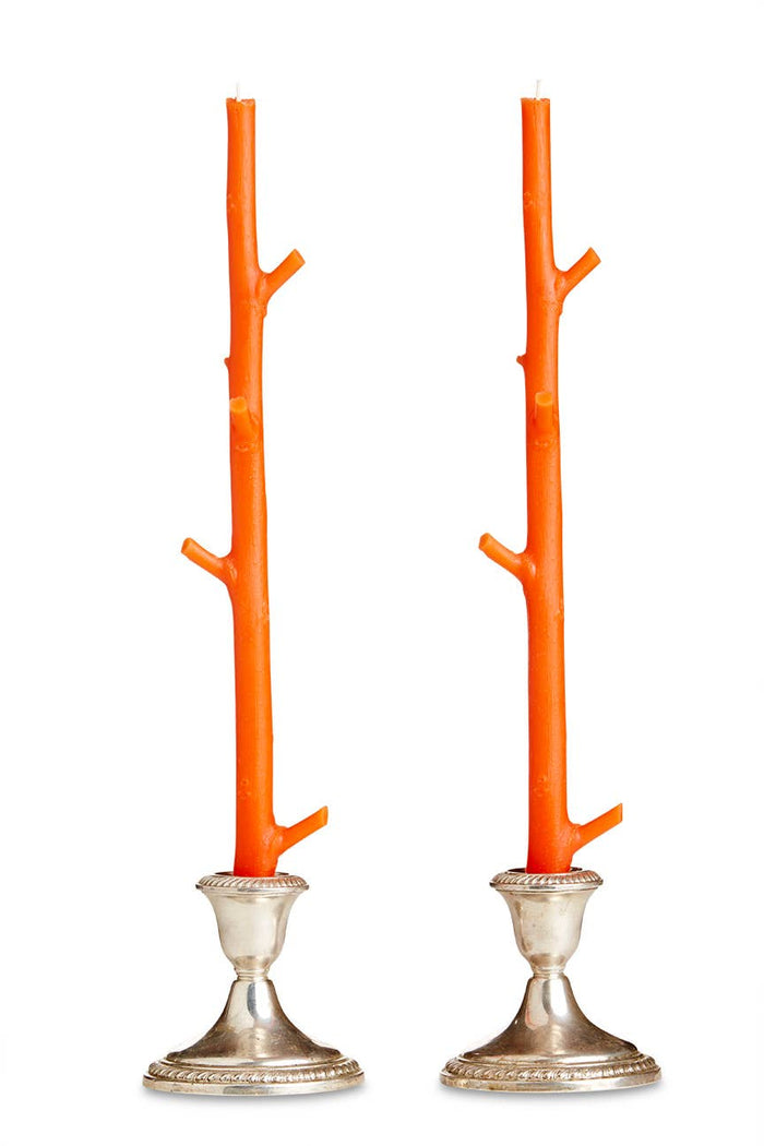 Stick Candles Maple / Pair: White Chocolate