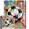 Street Banksy Graffiti Football Jigsaw Puzzles