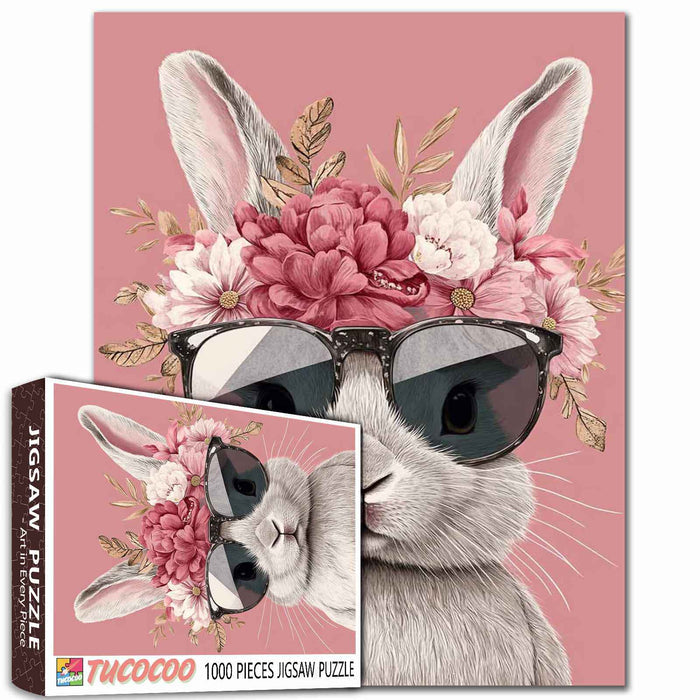 Stylish Bunny Jigsaw Puzzle