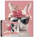 Stylish Bunny Jigsaw Puzzle