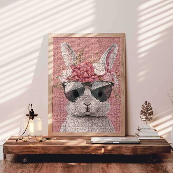 Stylish Bunny Jigsaw Puzzle