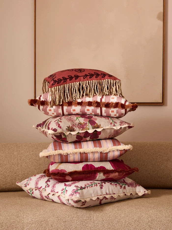 Suiting Stripe Coralie Cushion