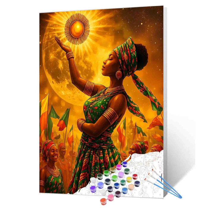 Sun Celebration Queen Paint by Numbers