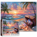 Sunset Shells Beach Jigsaw Puzzle