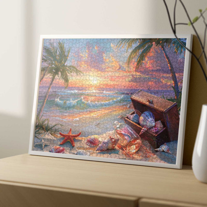 Sunset Shells Beach Jigsaw Puzzle