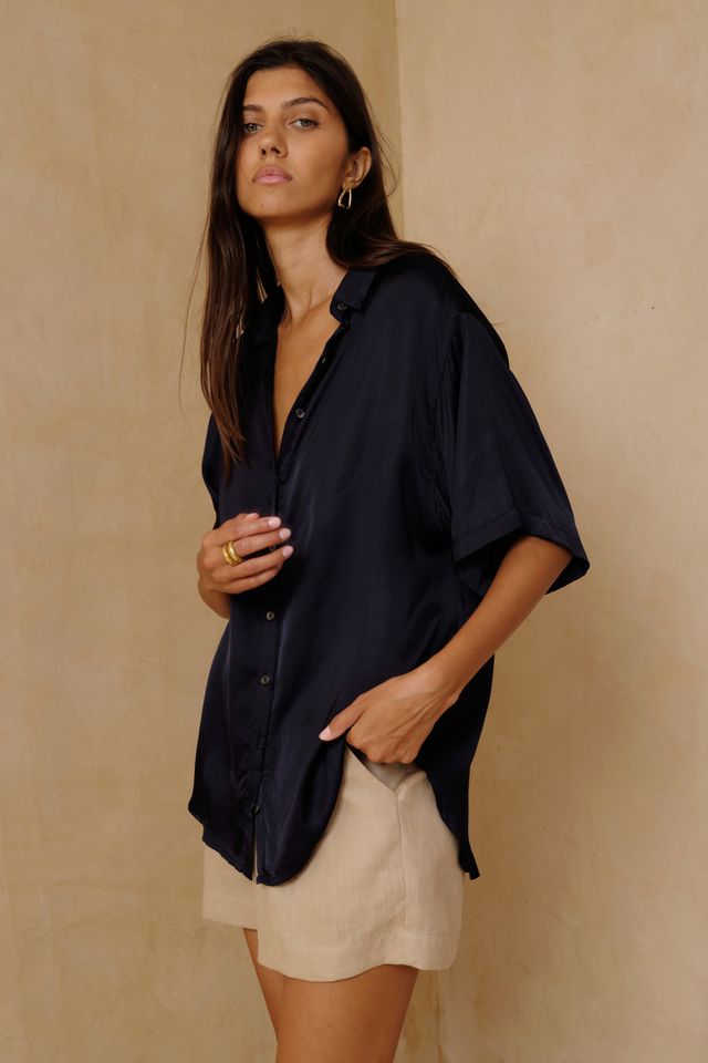 Sutton Top - Navy