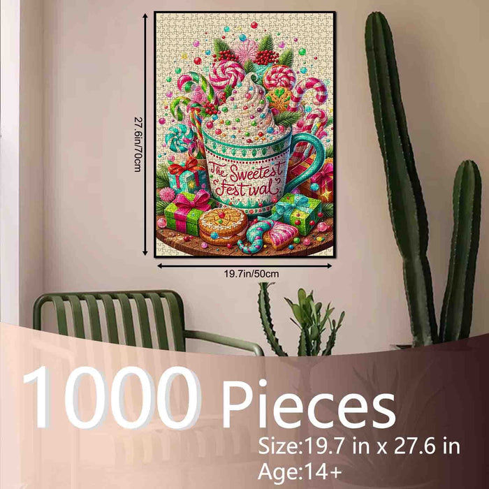 Sweet Christmas Candy Festival Jigsaw Puzzle