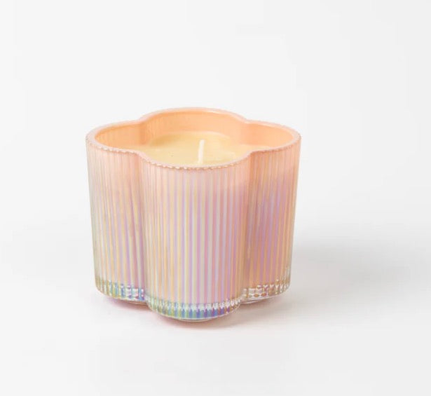Sweet Grace Candle blooms with beauty in a delightful flower-shaped vessel
