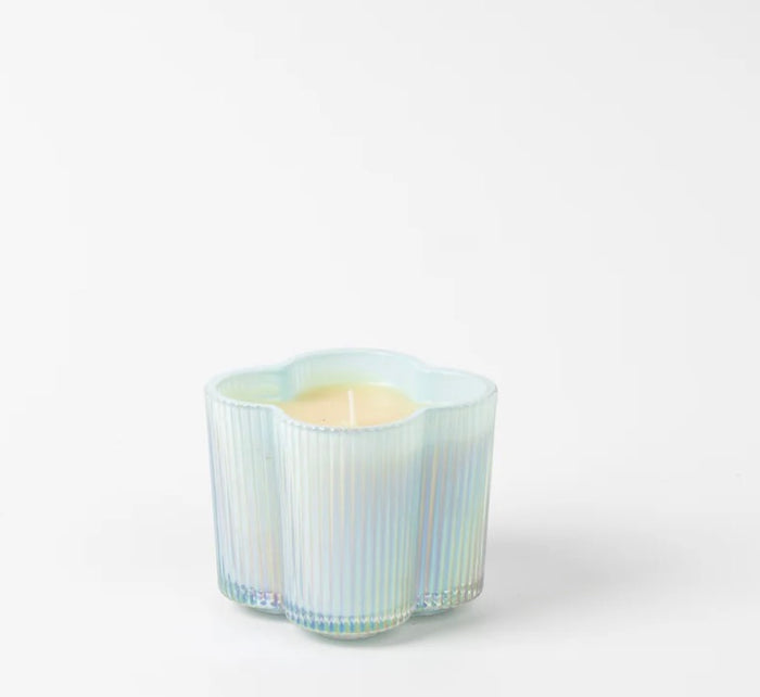 Sweet Grace Candle blooms with beauty in a delightful flower-shaped vessel