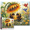 Sweet Honeybee Garden Jigsaw Puzzle