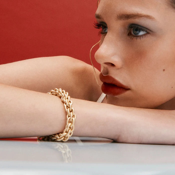 Tangled Chain Bracelet - Gold