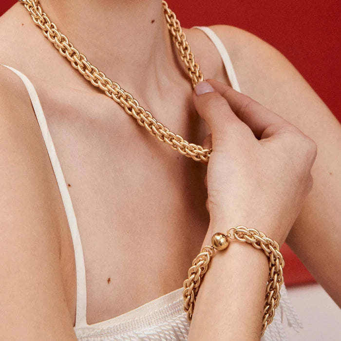 Tangled Chain Bracelet - Gold