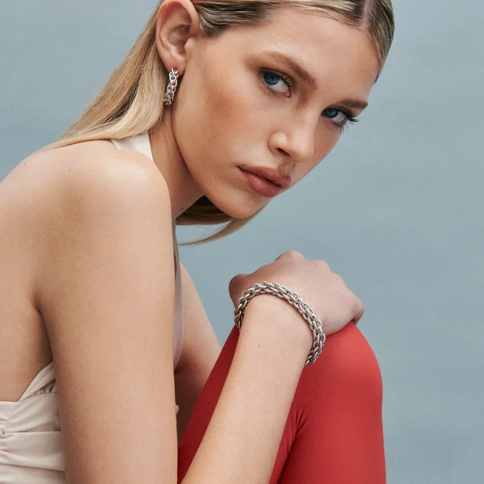 Tangled Chain Bracelet - Silver