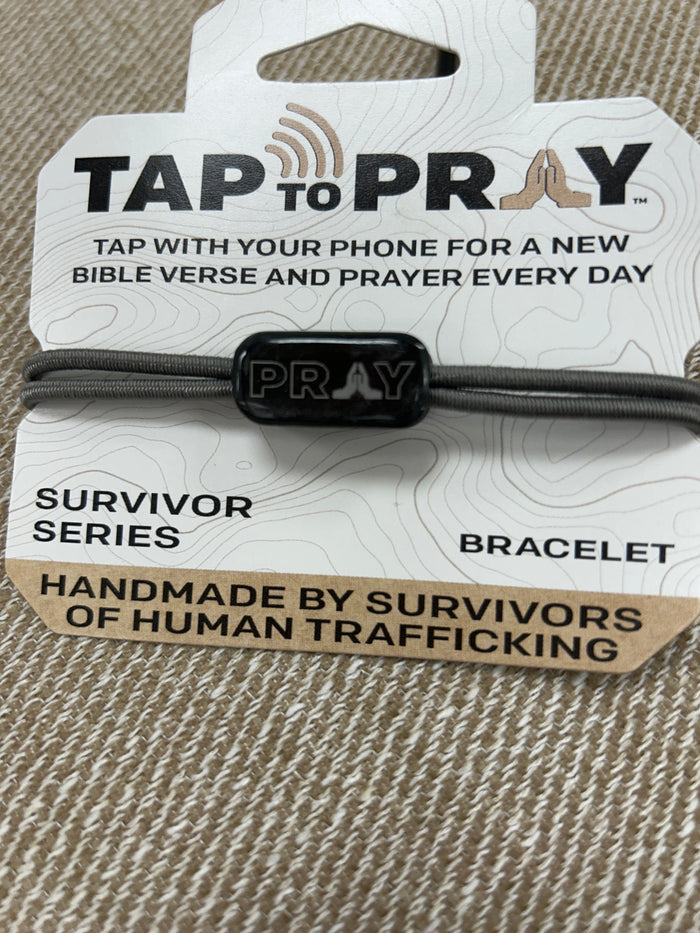 Tactical bracelet slate pray