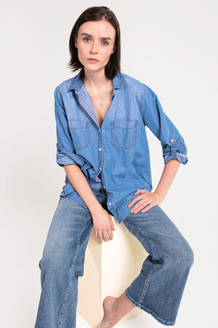 The Boyfriend Shirt - Denim