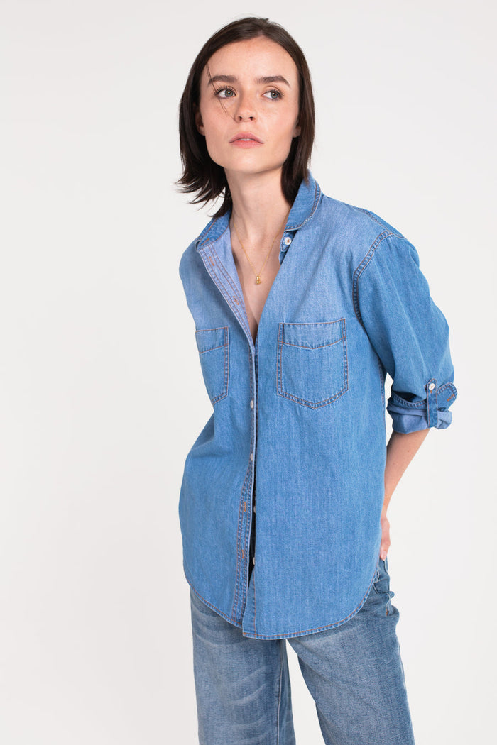 The Boyfriend Shirt - Denim