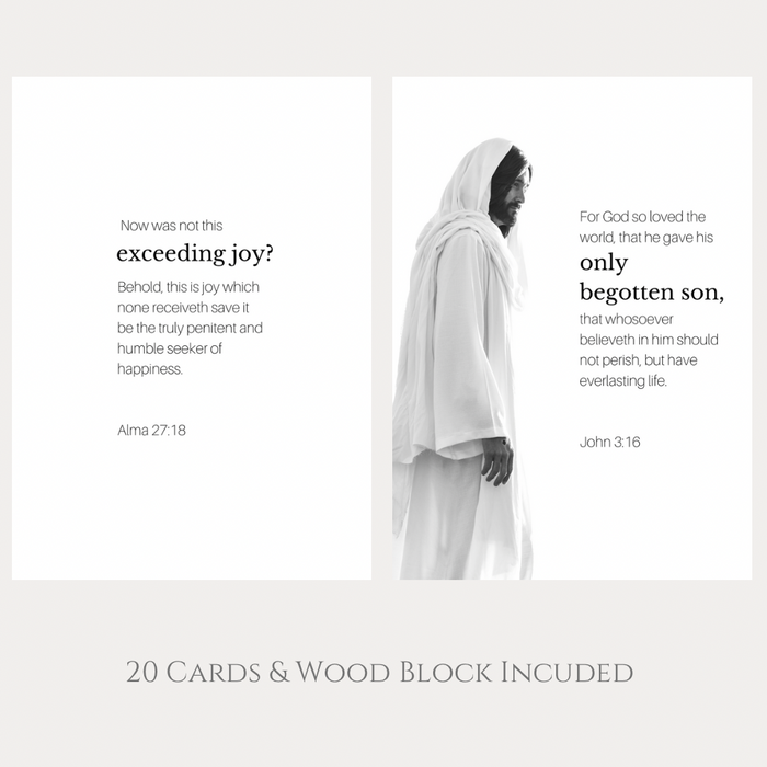 Thoughts Of Jesus & Wood Block
