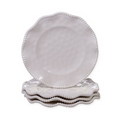 Tide Cream Salad Plate Set • Coastal Compass Home Decor