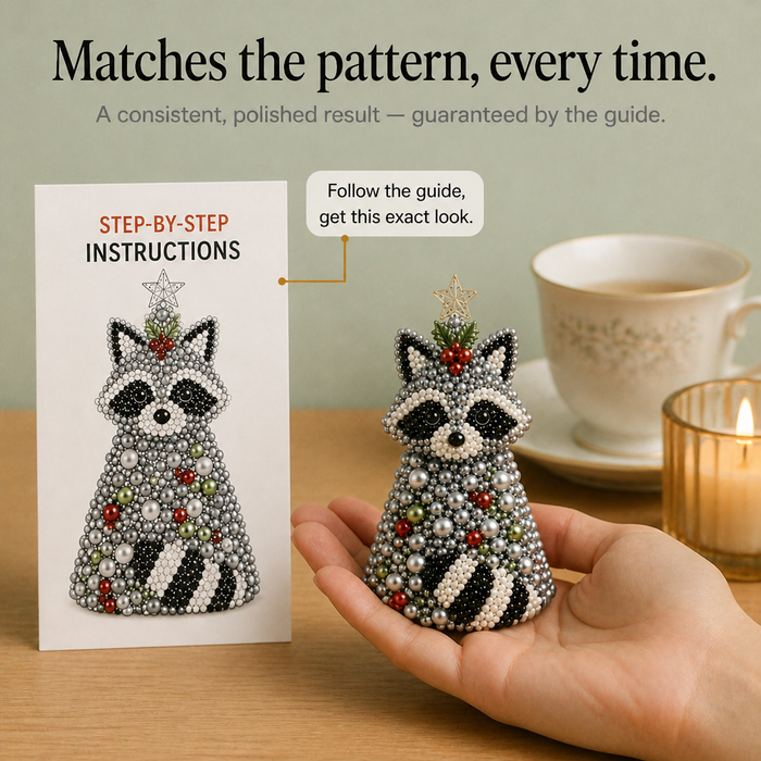 Tinsel Tails – Beaded Animal Christmas Tree Ornament Kit